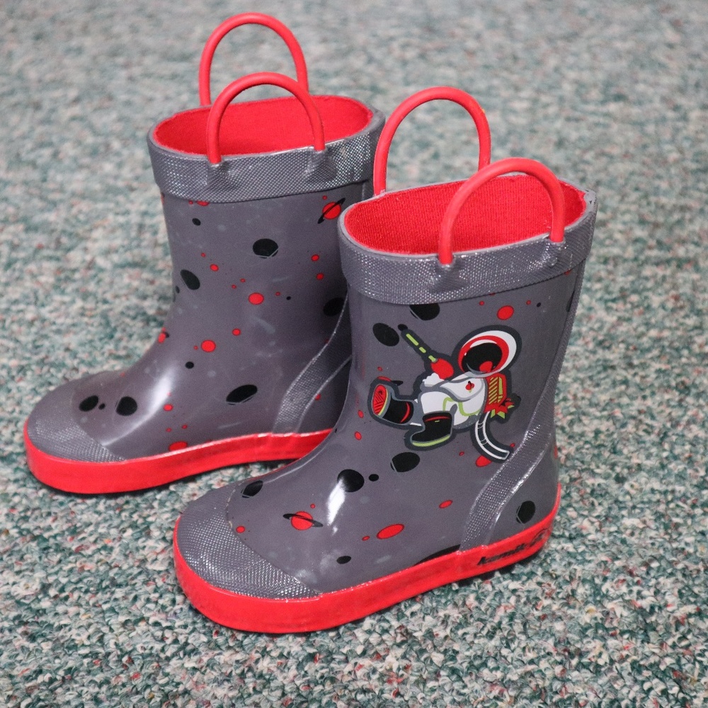 Kamik Astronaut Rain Boots Toddler/Kids Size 8
